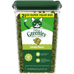 Greenies Feline Natural Dental Cat Treats, Catnip Flavor, 21 oz