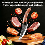 Birthday Gifts for Men Dad Husband - Chef Knife, Kitchen Knife for Cooking, Unique Gifts for Men Boyfriend Him, Hand Forged High Carbon Steel Knife for Home Outdoor BBQ Camping Christmas, 6 Inch