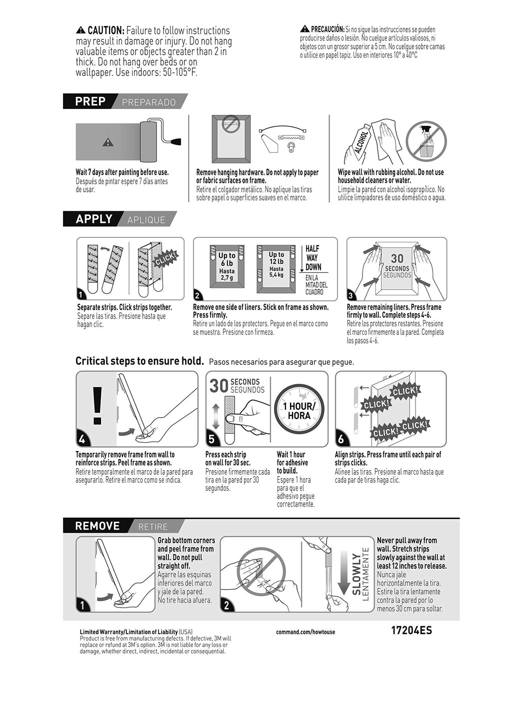 Command Medium (10 lb) Picture Hanging Strips, 16 Pairs (32 Strips)
