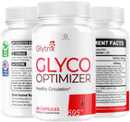 Glytrix Capsules - Official Glytrix Pills Advanced Premium Formula Support Maximum Strenght, All Natural Ingredients Vitamins for Overall Health & Wellness Reviews, 60 Capsules for 1 Month