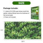 Garden Netting, Jevrench Durable Ultra Fine Garden Netting, Garden Plant Cover Row Cover Makes Plants, Vegetables, Fruits, and Flowers Grow Better (8ft x 25ft)