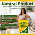 JXlspe Primal Source Pine Pollen Gummies-Herbal Extracts Combined with Gummy-Maximum Absorption - Men's Daily Energy & Recovery Supplement (1)