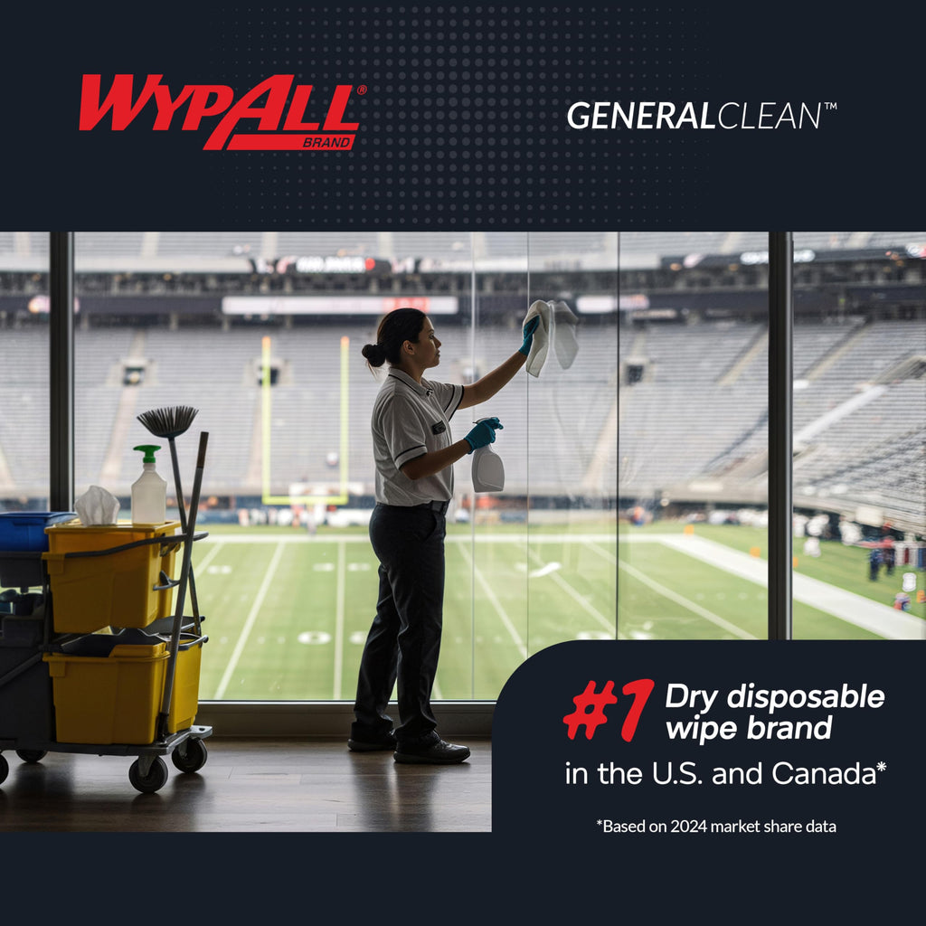 WypAll GeneralClean X60 Multi-Task Cleaning Cloths, 10 x 118 Towels (34790)