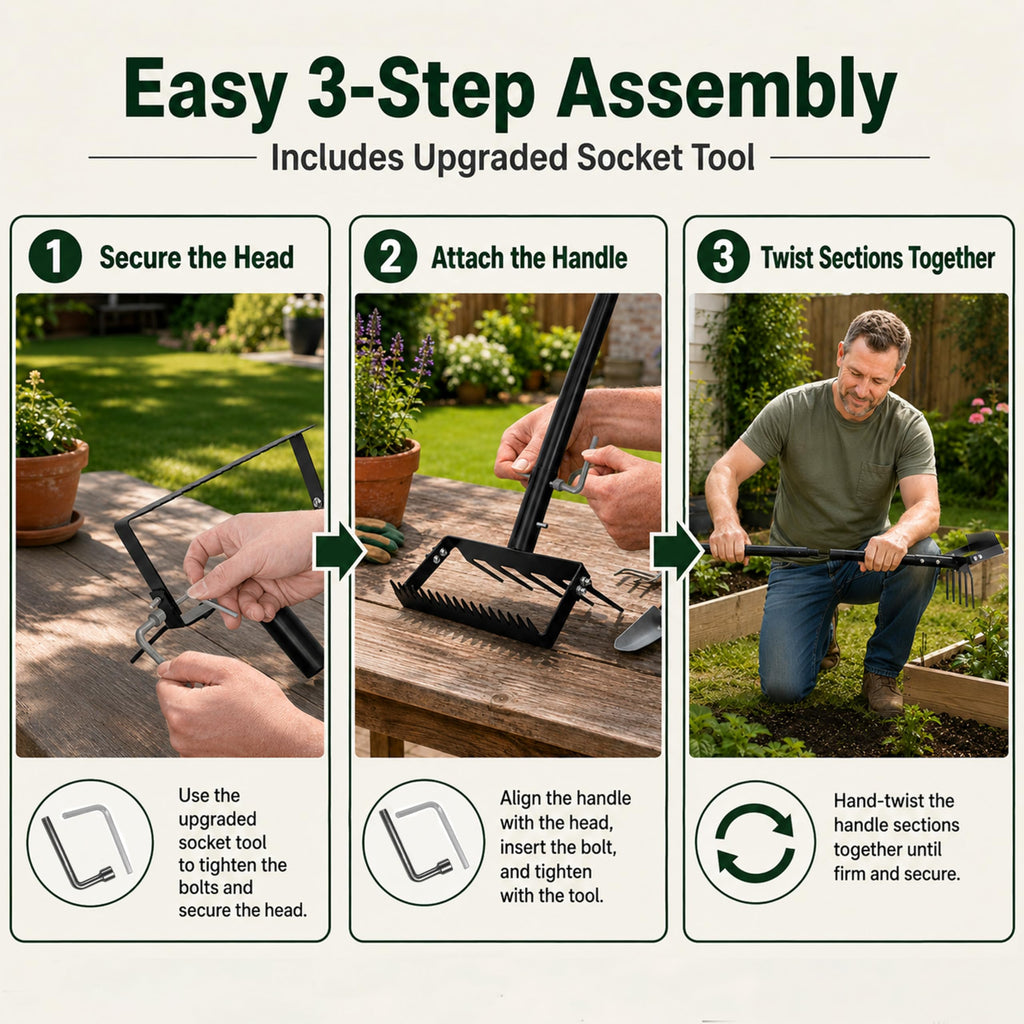 Gardzen Garden Hoe for Weeding