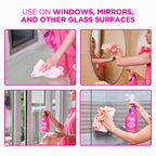 Stardrops - The Pink Stuff - The Miracle Window & Glass Cleaner with Rose Vinegar 3-Pack Bundle (3 Window & Glass Cleaner)