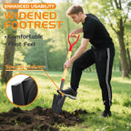 HIGHLIGHT Spade Shovel Digging Trench Garden 45 Inch D Grip Steel Shovel