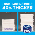 Charmin For Commercial Use Toilet Paper, Individually Wrapped, 2-Ply Standard Roll, 75 Rolls/Case, 450 Sheets/Roll
