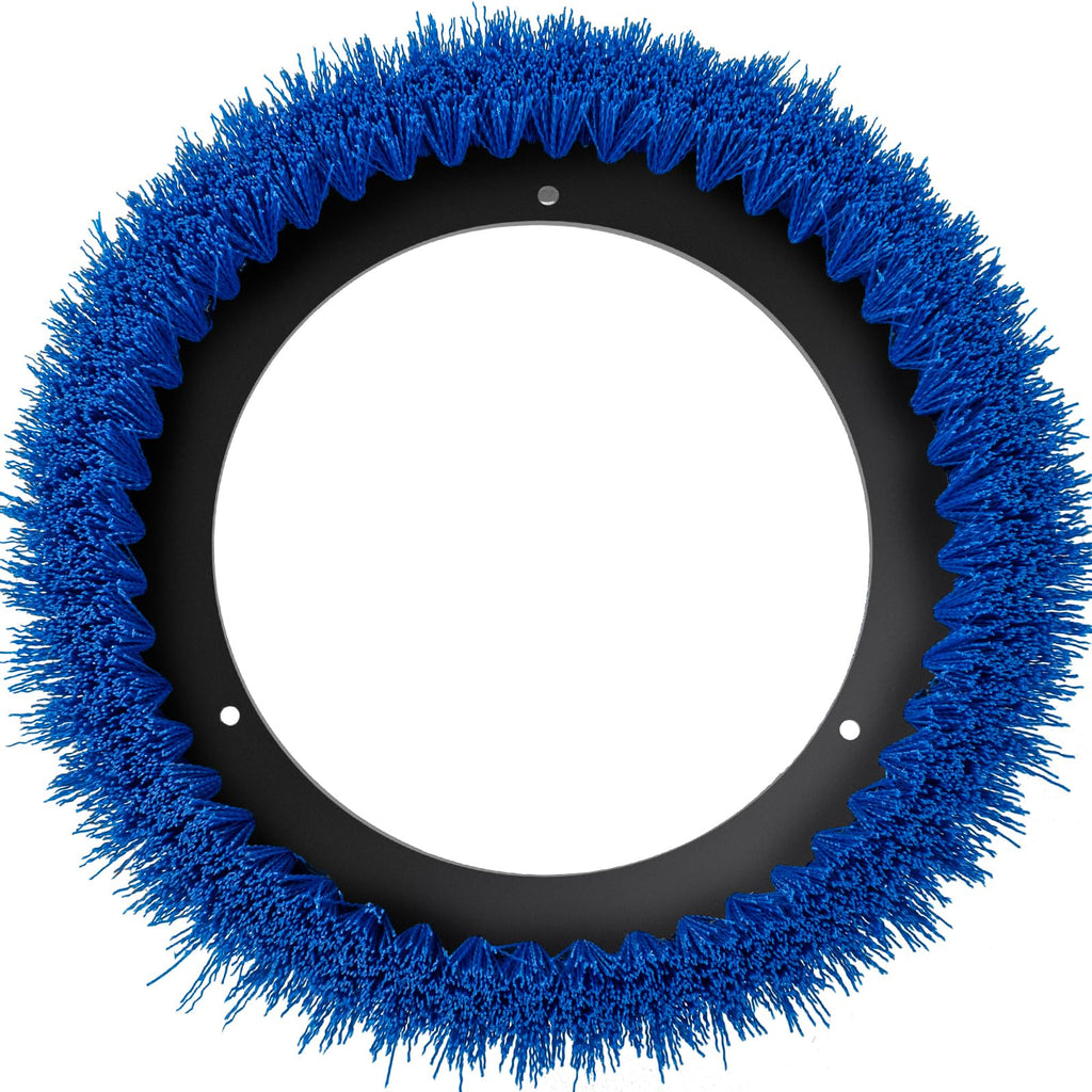 HHQ Commercial Scrub Brush for Orbital Floor Scrubber, Compatible with Oreck Orbiter XL ORB550MC, Bissell BGEM9000, 12" Diameter, Medium-Duty Brush, Blue