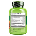 NATURELO Whole Food Brain Supplement - Brain Health Supplements for Memory & Focus Support - Enhance Brain Health Blend Supplement for Adults - 60 Vegetarian Capsules