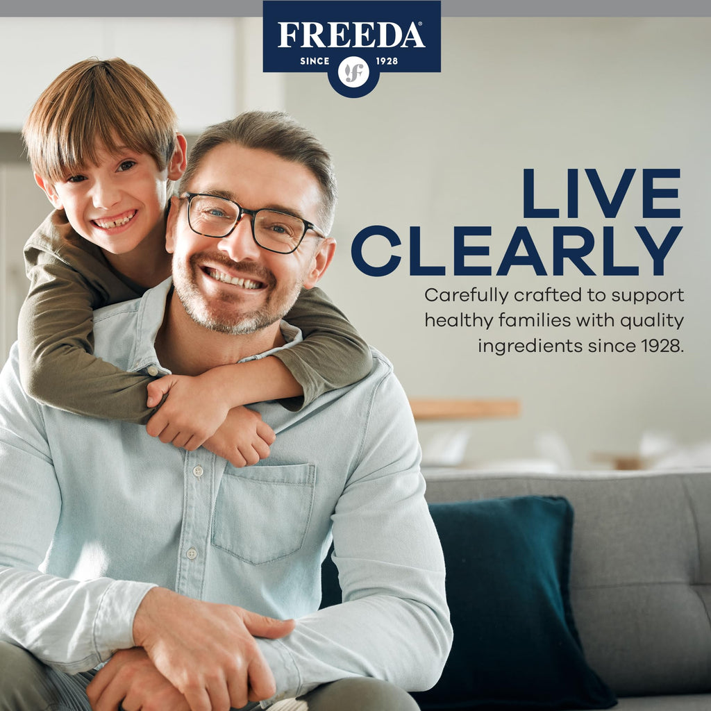Freeda Vitamin A 15,000 IU – Retinyl Palmitate – Vegan, Kosher, No Fish – Eye, Vision, Immune & Skin Support – Tiny Easy-to-Swallow Tablets – VIT A Vitamina A Supplement – 250 Tablets