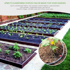 UPMCT 12 Inch Galvanized Garden Landscape Staples Stakes, 25 50 100 PCS Anti-Rust Garden Staples Tent Ground Stakes U-Shaped Landscape Pins for Secure Lawn Fabric, Decoration (50, 12 Inch)