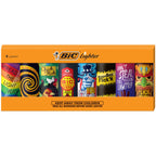 BIC Maxi Pocket Lighter, Special Edition Flick My BIC Series, 8 Count Pack of Lighters