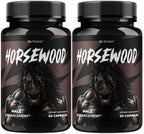 (2 Pack) Horsewood - Official Horsewood Capsules Advanced Formula with All Natural Ingredients, Premium Pills Maximum Strength for Wellness & Overall Health Support, 120 Capsules for 2 Months