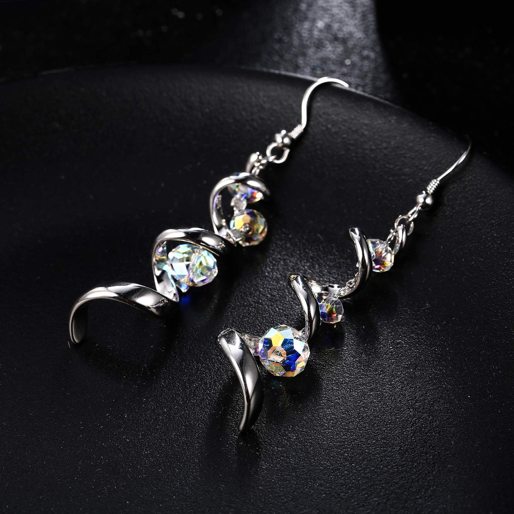 PATISORNA 925 Sterling Silver Eardrop Dangle Earrings for Women S