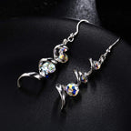 PATISORNA 925 Sterling Silver Eardrop Dangle Earrings for Women S