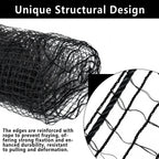 POYEE Deer Fence Netting 5x100ft Plastic Mesh Netting for Garden Protection