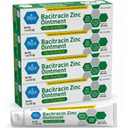MED PRIDE Bacitracin Zinc Ointment, First Aid Antibiotic, 1 oz, 4-Pack