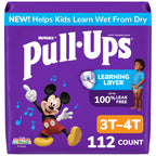 Pull-Ups Boys' Potty Training Pants, Size 3T-4T, 112 Count