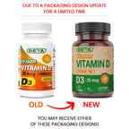 DEVA Vegan Vitamin D3 Supplement - Once-Per-Day Tablet with 1000 IU - Cholecalciferol - Lichen Plant Derived - 90 Small Tablets, 2-Pack
