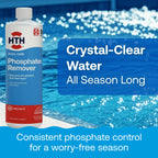 HTH 87322 Phosphate Remover Swimming Pool Chemical, 1 qt