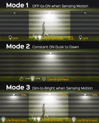 SUPERDANNY Solar Outdoor Flood Lights with 113 Bright LEDs, Motion Sensor Dusk to Dawn Outside Flood Lights with 16ft Cable IP65 Waterproof, Security Light for Garden Barn Porch 4 Pack