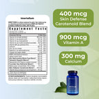 Youngevity Imortalium® - Anti-Aging Telomere Health, Fucoxanthin, Carotenoid Blend, Fucoidan Blend, MSM, Glutathione, Skin Rejuvinating Blend + 12 Whole Foods 120 Tablets (Pack of 1)
