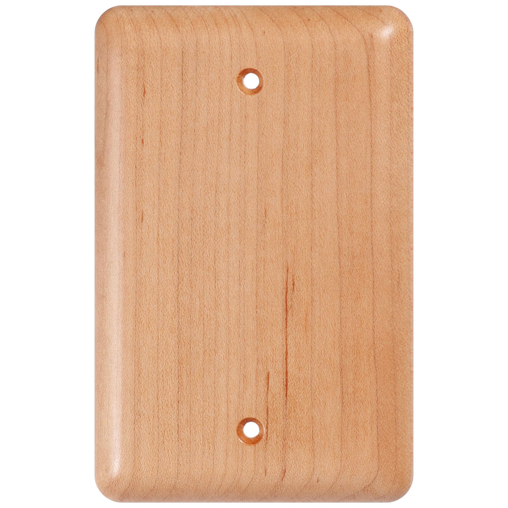 YDJSA Decorative Wall Plates Maple Wood Cover Plate For Blank Wall Plate Cover