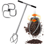 Walensee Twist Tiller with Large Steel Claw for Garden Soil Loosening