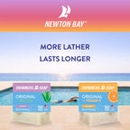 Newton Bay Swimmers Soap + Vitamin C | All Natural Body and Face Wash Soap Bar | Neutralizes and Washes Away Chlorine After Swimming | Revitalizes Sensitive Skin | 2-Pack of 4 Ounce Soap Bars