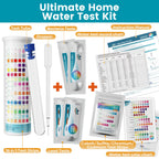 SJ WAVE 22 in 1 Water Test Kits - 10 Strips Drinking Water Test Kit, Home Tap and Well Water Tester