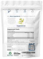 Micro Ingredients Quercetin with Vitamin C and Zinc, 240 Capsules | Quercetin 500mg, Vitamin C 500mg, Zinc 50mg (Picolinate, Citrate, Glycinate, Gluconate) | Complete Immune Support Supplements