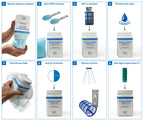 No More Green Technologies - Solar Pool Ionizer Cleaning Kit, Includes Spring and Basket Cleaner, Copper Ionizer for Pools, Easy Cleaner Kit Ionizer, Up to 24 Cleanings - Lifetime Replacement Warranty