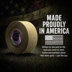 Goon Tape Raid Tape 1.5 in x 60 FT – Premium Moisture-Wicking Tactical Grip Tape for Firearms, AR, Pistol, Handguard, Magazines – Cotton & Synthetic Blend (OD Green)