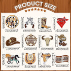 Landical 60 Pcs Western Lapel Enamel Pins Bulk Silly Goose Derby Horse Camping Coastal Cowgirl Cowboy Hat Pins for Clothing Bag Truck Hat Decor Jewelry Party Favors Gift(Cowboy)