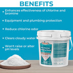 POOLACC Non-Chlorine Spa Shock for Hot Tub - 5 lbs, Chlorine-Free Shock Oxidizer Treatment for Hot Tubs, Spas and Swimming Pools, Fast Acting, Quick Dissolving Oxidizing Shock for Crystal Clear Water
