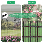 2 Pack 45" Metal Garden Trellis for Climbing Plants, Adjustable Angles