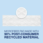 Bona Multi-Surface Floor Cleaning Pads - 18 Refills - Heavy-Duty, Disposable, Microfiber Pads for Easy Floor Cleaning