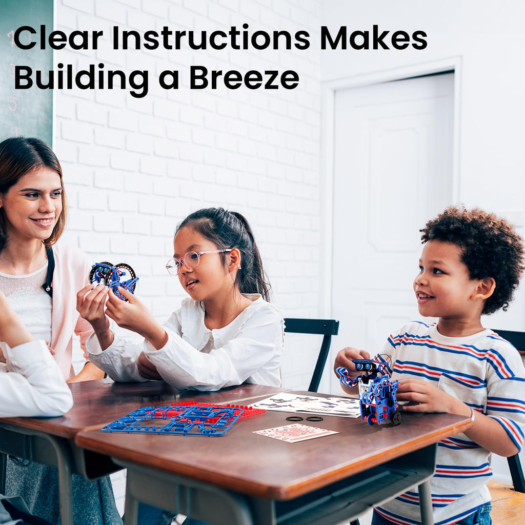 Sillbird Solar Robot Building Kit STEM Gift for Boys Aged 8-12, 12-in-1 DIY Science Educational Robotic Toys for Kids Teens Birthday, Powered by The Sun with 190 Pieces