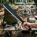 ZOOM.LZ Billhook Sickle Machete for Yard Work Cutting Trees Heavy Duty machetes Mexicanos de Trabajo Best Machete Camping,Gardening Machete,Land Management,Hunting and Outdoor.Green