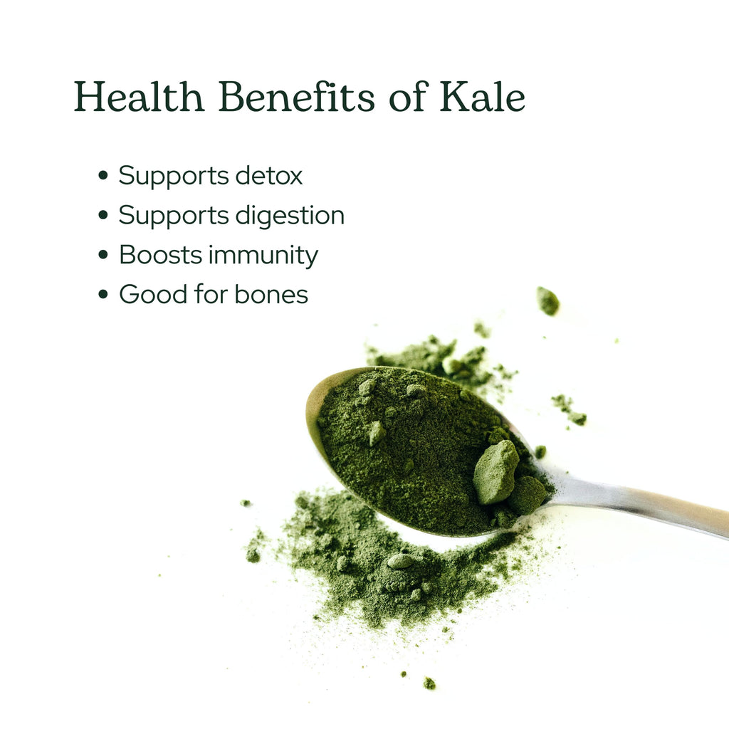 Eclectic Herb - Organic Kale Powder Supplement | Nutritional Support, Daily Fiber, Vitamins + Minerals | Superfood Powder + Daily Greens Drink Mix | USDA Organic, Non-GMO, Vegan (3.2 oz | 90 g)