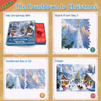 Puzzle Advent Calendar 2026 – 24 Days Christmas Countdown Jigsaw Puzzle
