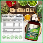 zooone Lutein and Zeaxanthin Eye Vitamins, Eye Vitamin and Mineral Supplement with Vitamin C E Zinc Copper, Vision Support for Macular Degeneration, Eye Health Pills for Adults & Seniors, 90 Capsules