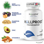 Hallusa Natural Próstata Inflamada - Prostatitis - Pastillas para la próstata - HALLPROST 60 CAPSULAS