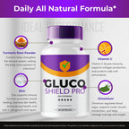 Gluco Shield Pro Advanced Blood Formula Capsules, Official GlucoShield Pro Supplement Pills, Premium Formula for Healthy Circulation & Stable Levels, All Natural GlucoShieldPro Reviews (60 Capsules)