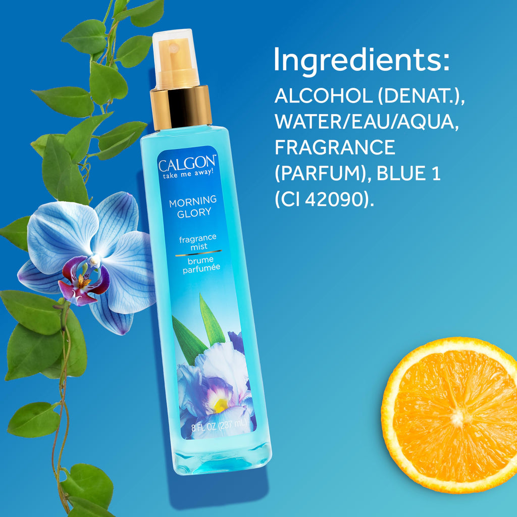 Calgon Fragrance Body Mist, Morning Glory, 8 fl oz