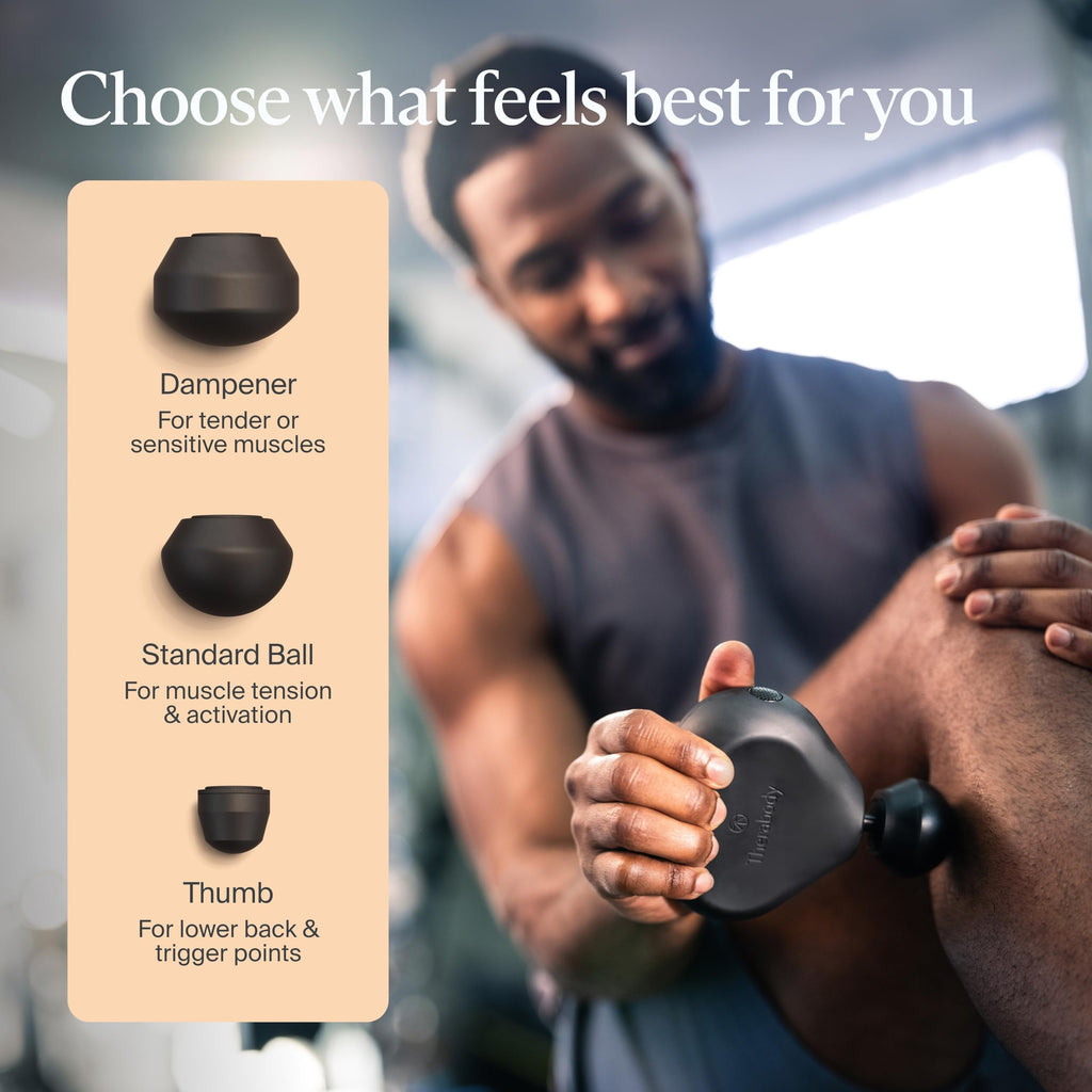 TheraGun Mini (3rd Generation) by Therabody – Ultra-Portable Massage Gun and Travel Essential for Fast, Effective Pain and Tension Relief Anywhere (Black)