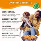 Olewo Carrots Digestive Dog Food Supplement, effective dog diarrhea relief for over 35 years, adds natural source vitamins to any dog food to promote overall health, 1-ingredient, non-GMO product, Made in Germany, 2.2 Pounds