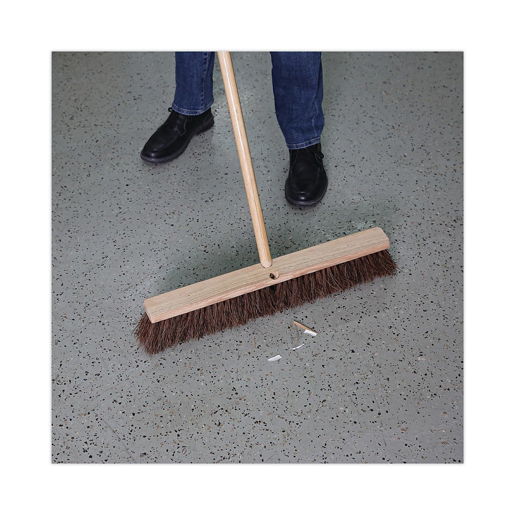 Boardwalk 20124 Floor Brush Head, 3 1/4-Inch Natural Palmyra Fiber, 24-Inch
