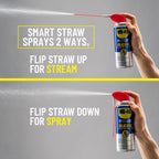 WD-40 Specialist Silicone Lubricant with Smart Straw Sprays 2 Ways, Twin-Pack, 11 OZ