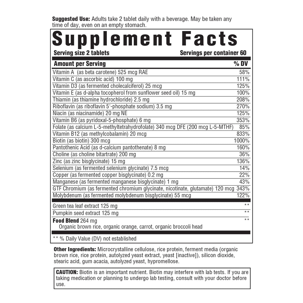 INNATE Response Formulas Mens Multivitamins 55+, Daily Multivitamin For Men Over 50, with Vitamin C, B12, D3, Choline & Methylfolate, Vegetarian, Non-GMO, Gluten-Free - 120 Tablets (60 Servings)